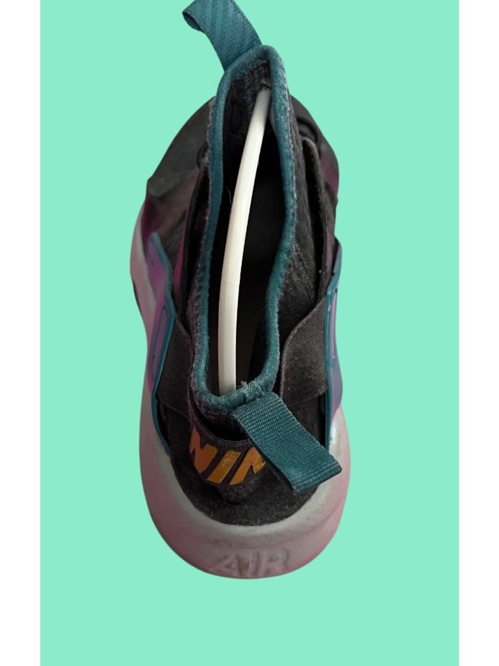 Nike Air Huarache Run Ultra Black Teal Athletic Sneakers Men's 9 US 8 UK 42.5 EU - Picture 9 of 9